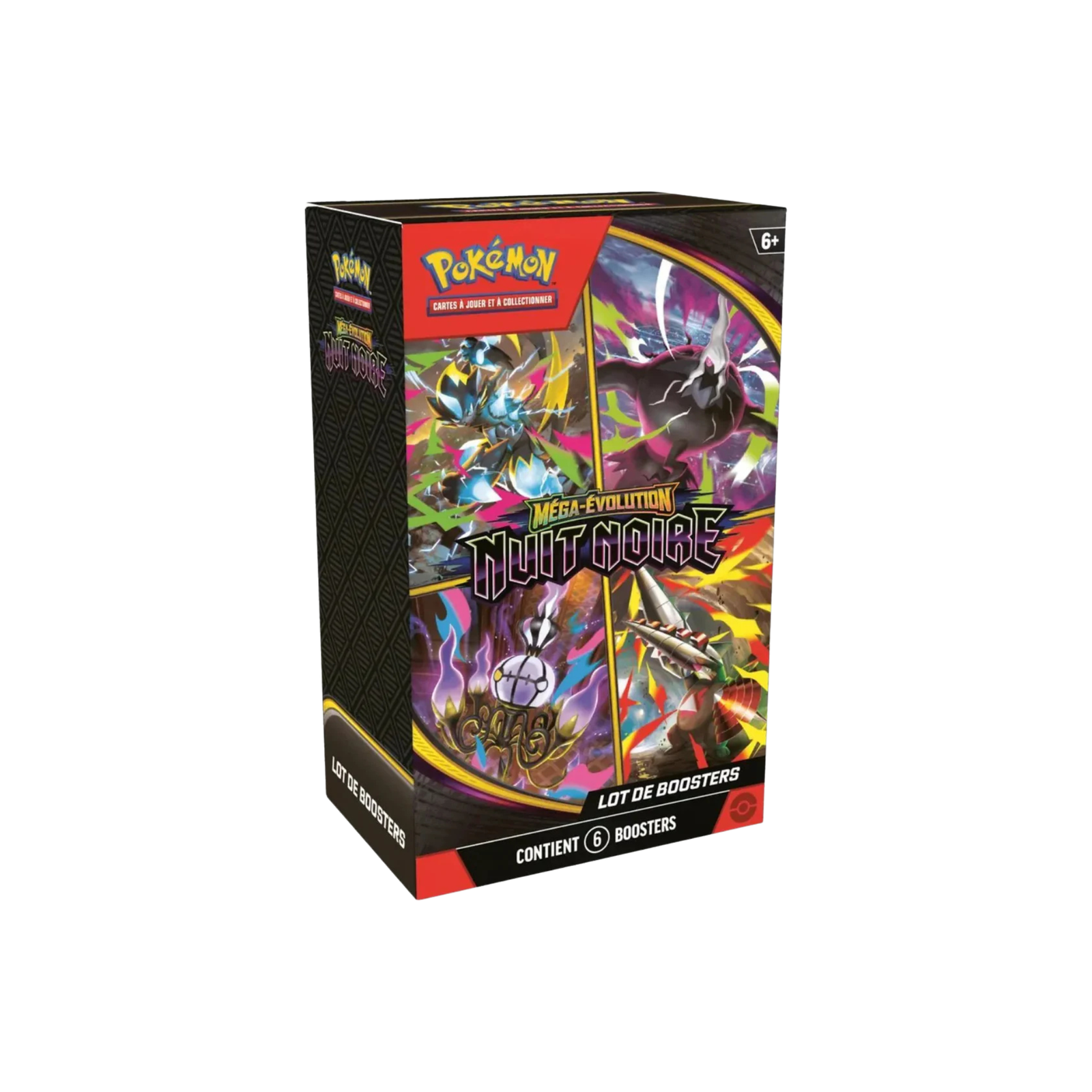 Pokémon - Bundle de 6 Boosters ME05 : Nuit Noire