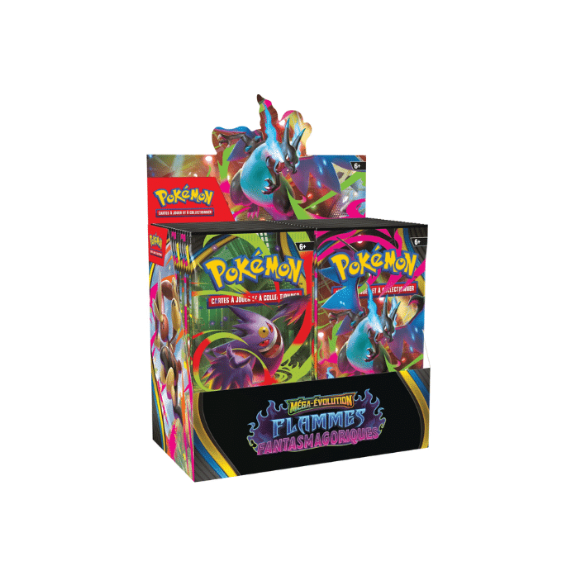 Pokémon - Display de 36 Boosters ME02 - Méga-Évolution : Flammes Fantasmagoriques
