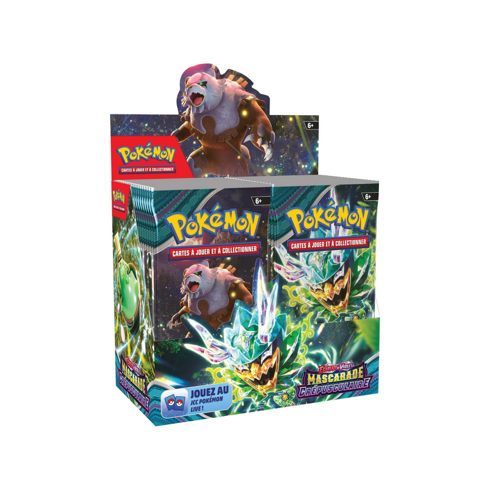 Pokémon - Display 36 Boosters EV06 : Mascarade Crépusculaire - Ecarlate et Violet 06