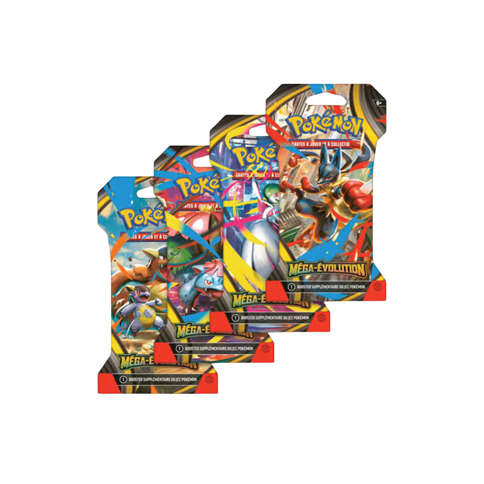 Art Set de 4 Boosters Blister ME01 : Méga-Évolutions - Pokémon