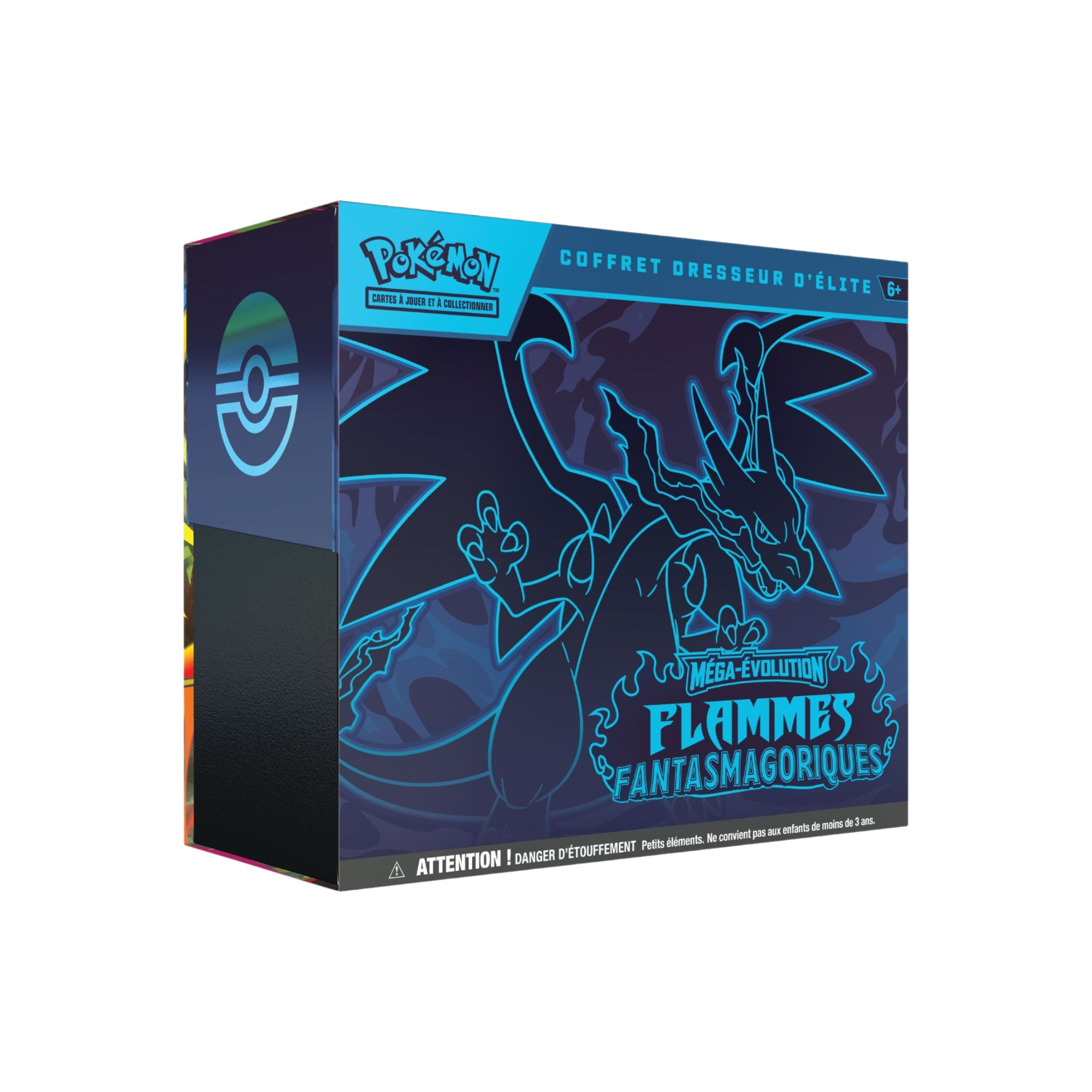 Pokémon - ETB Coffret Dresseur d'Élite ME02 - Méga-Évolution : Flammes Fantasmagoriques : Dracaufeu